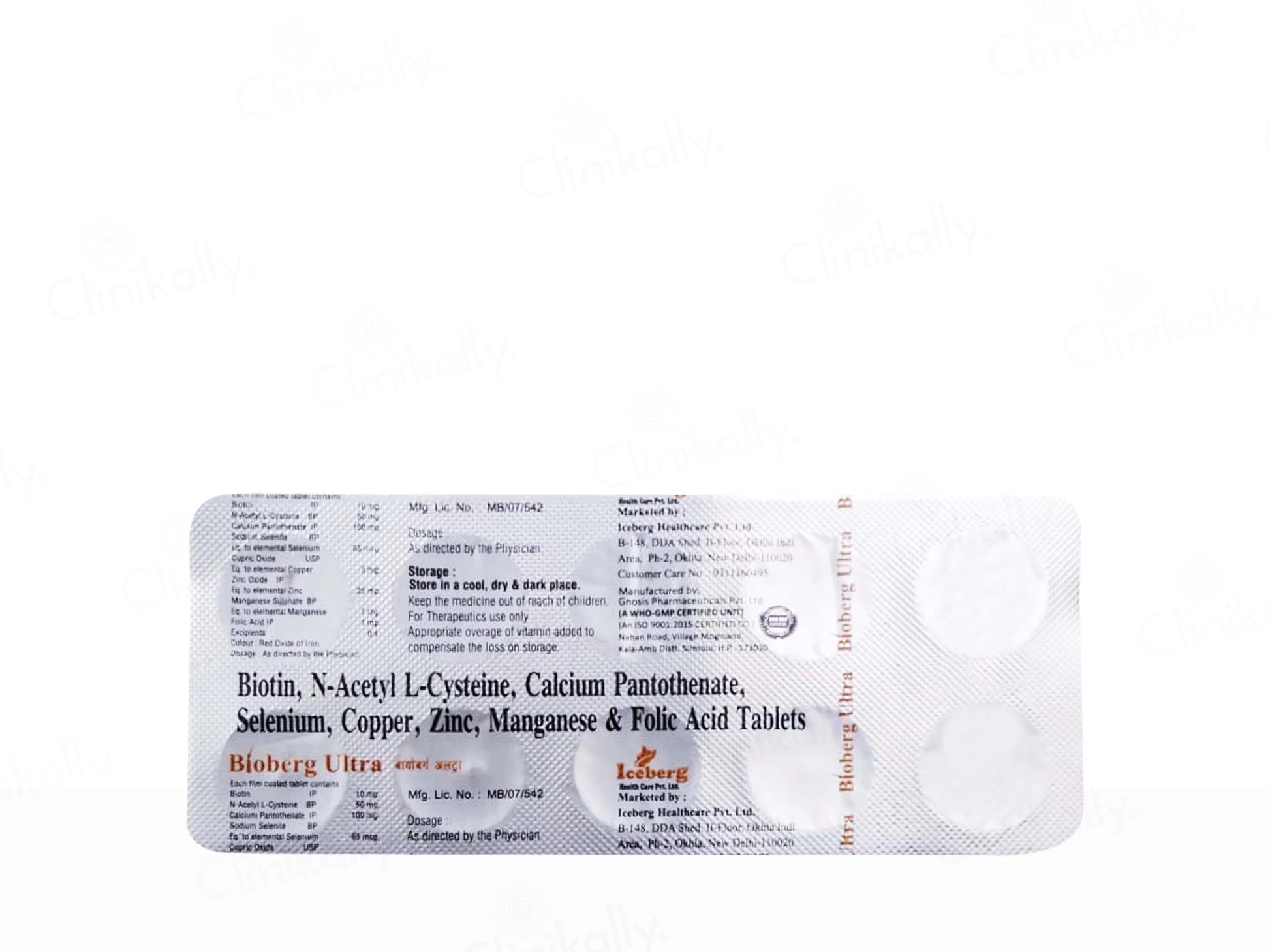 Bioberg Ultra Hair Supplement Tablet