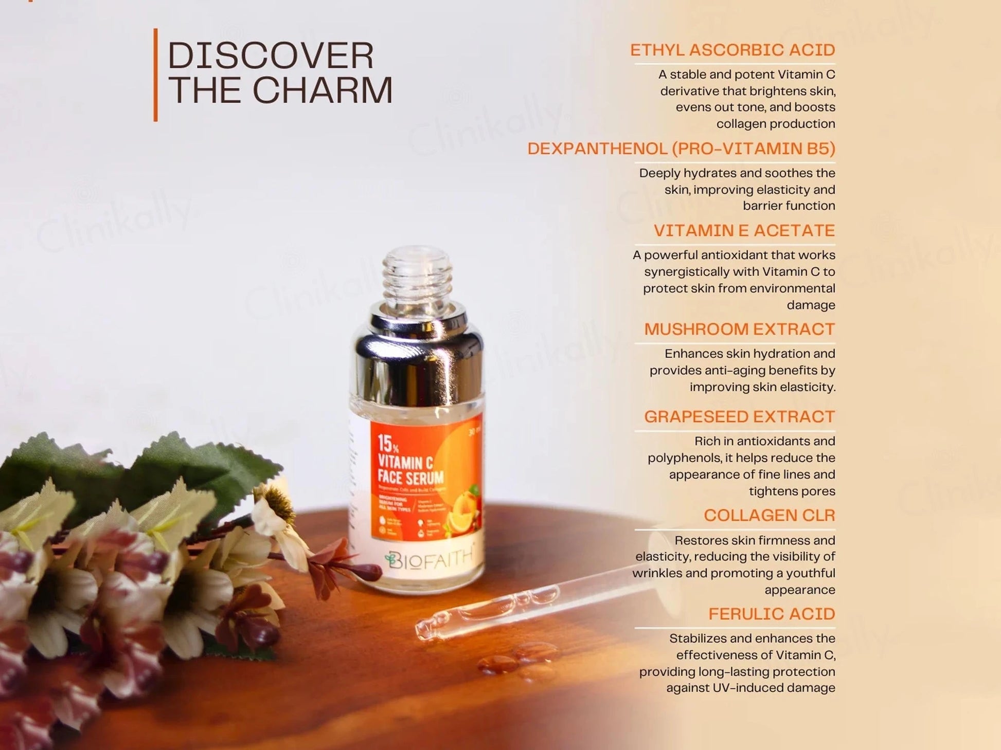 Biofaith 15 Percent Vitamin C Face Serum