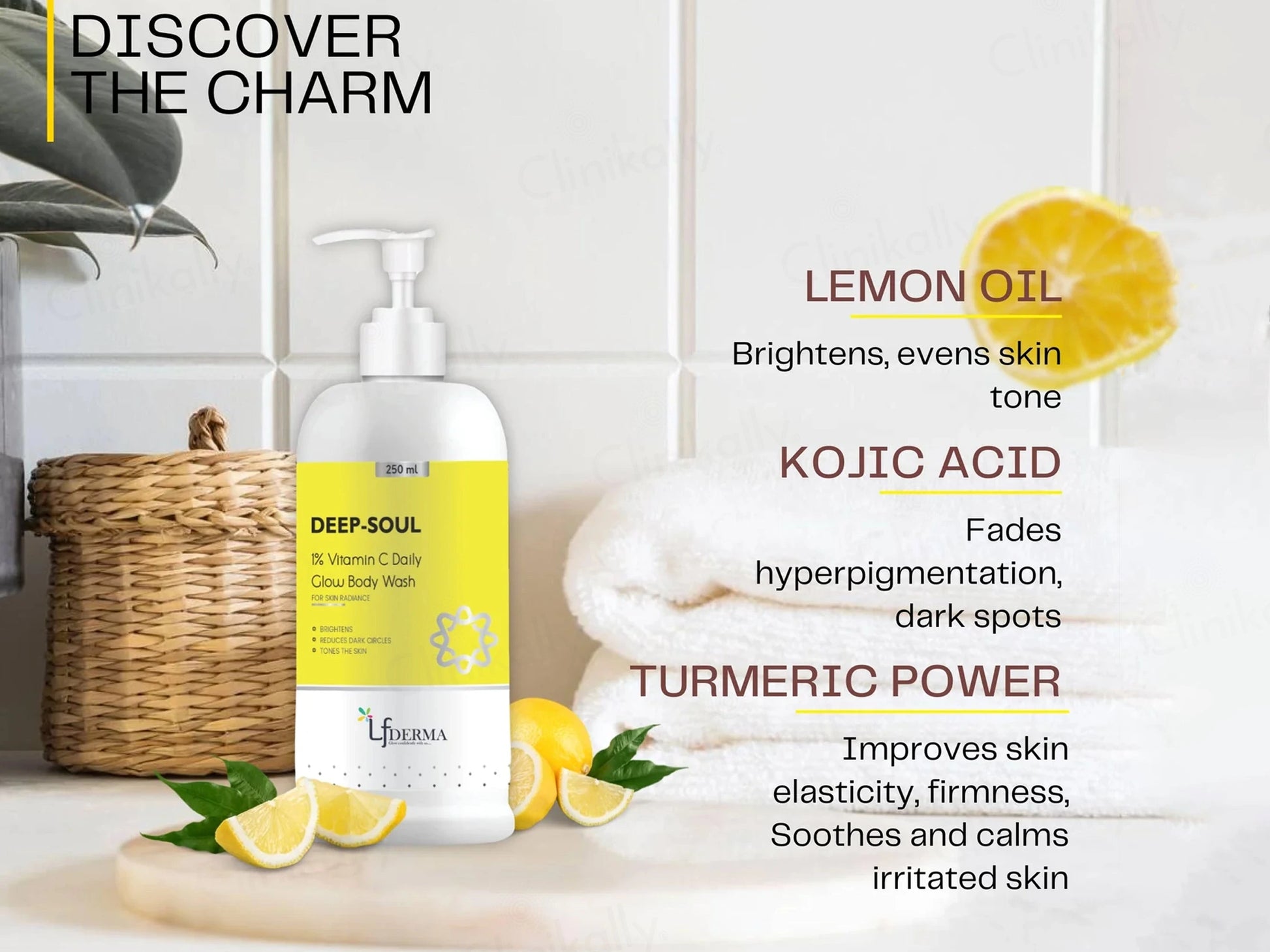 Biofaith Deep-Soul 1 Percent Vitamin C Daily Glow Body Wash