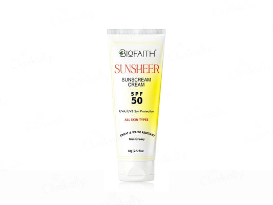 Biofaith Sunsheer Sunscreen Cream SPF 50