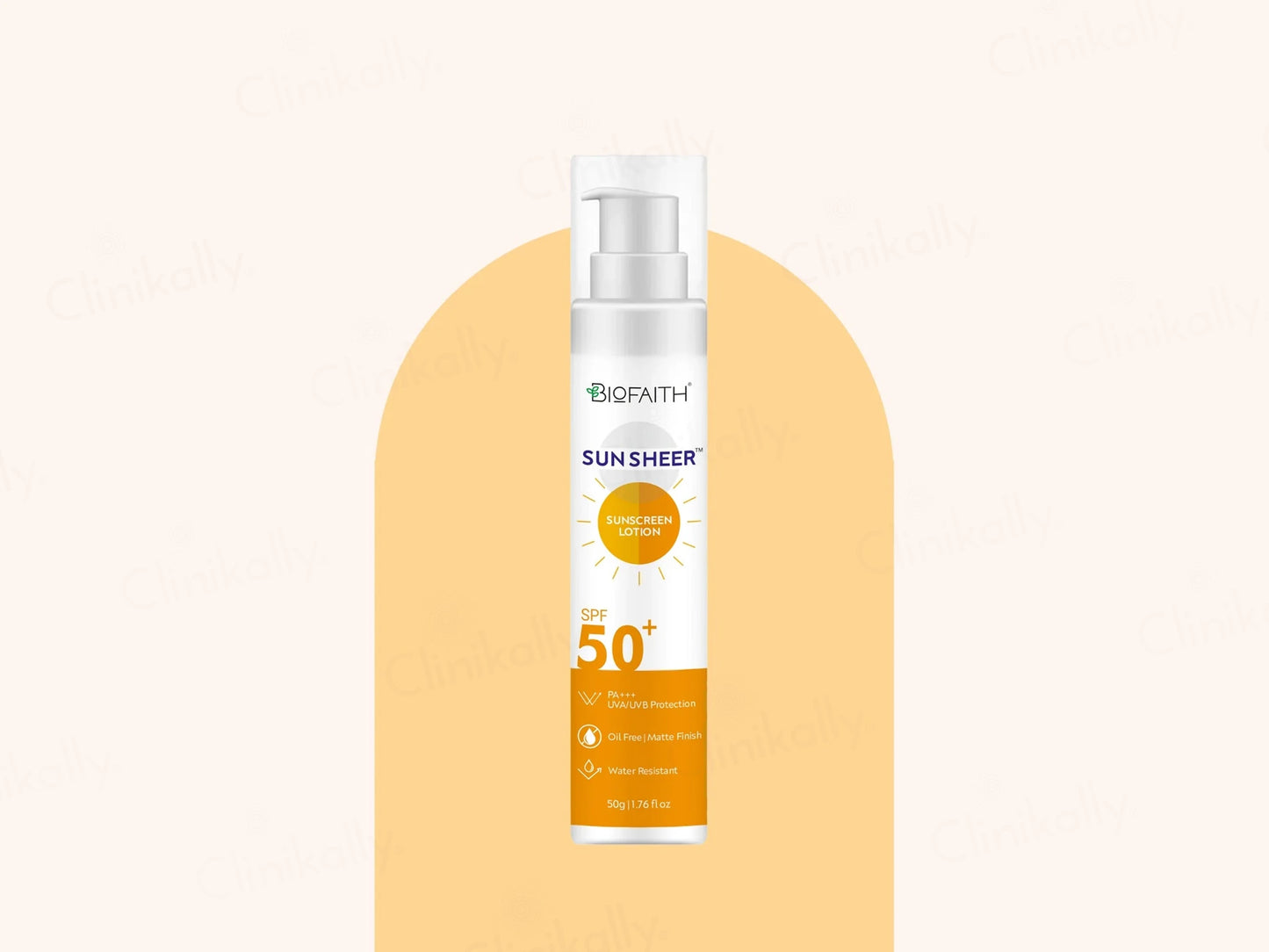 Biofaith Sunsheer Sunscreen Lotion SPF 50 PA