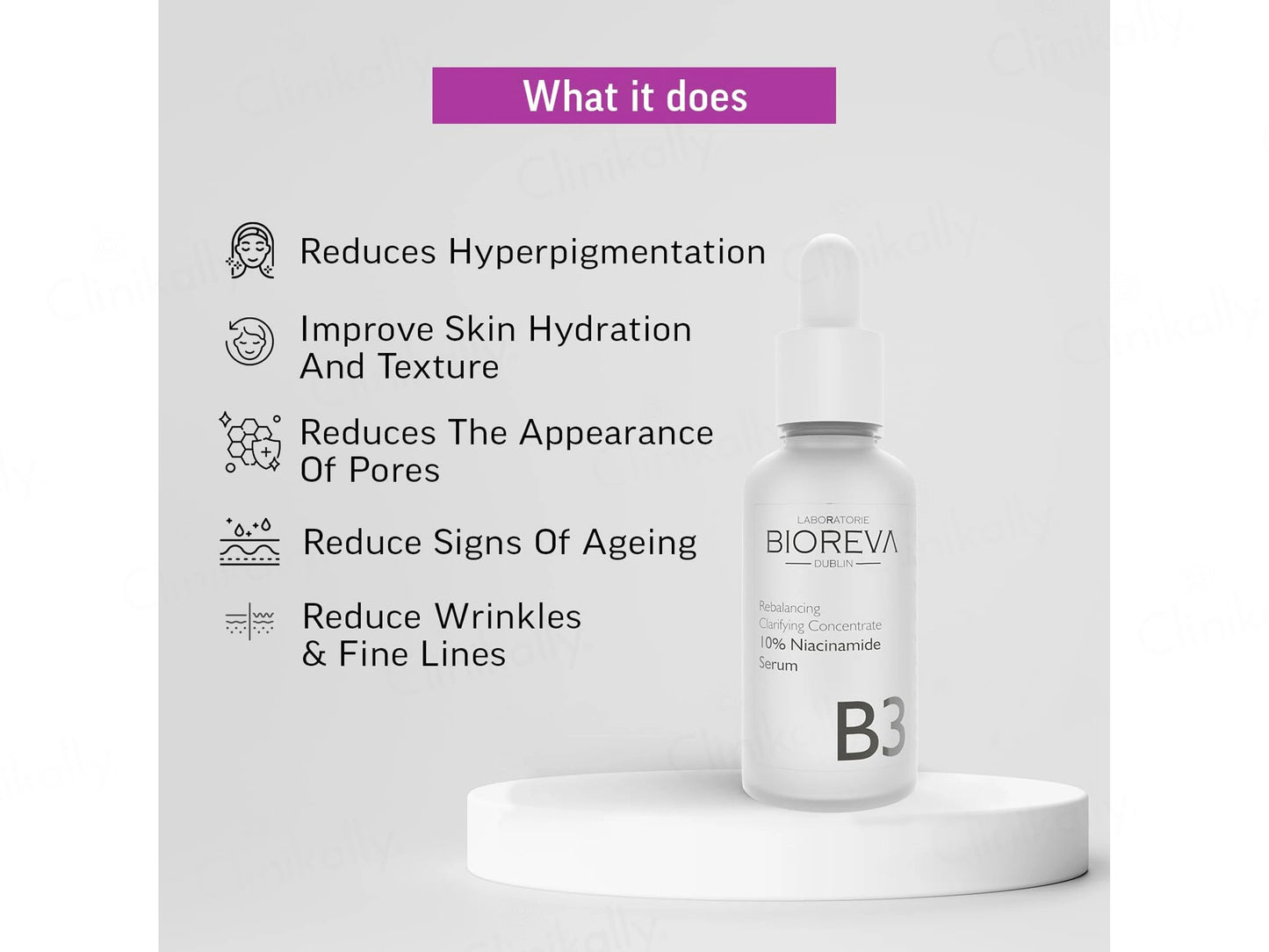 Bioreva 10 Percent Niacinamide Clarifying Concentrate Face Serum
