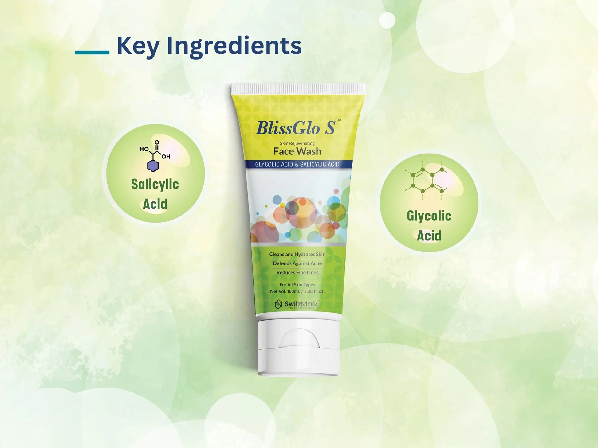 Blissglo-S Skin Rejuvenating Face Wash