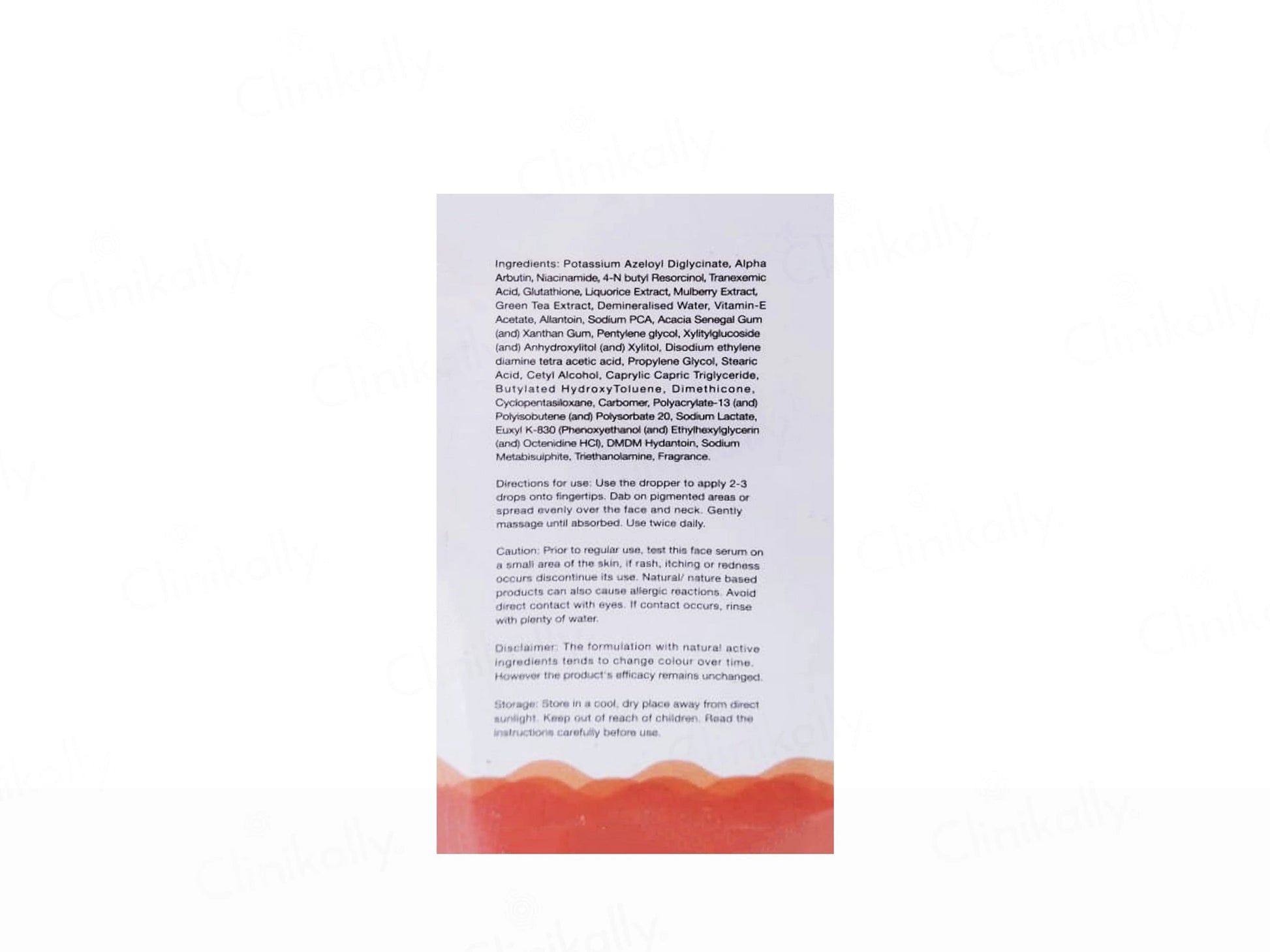 Blissglo Depigmenting Face Serum