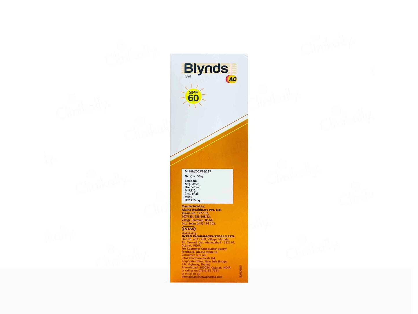 Blynds AC Sunscreen Gel SPF 60 PA
