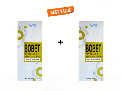 Bobet Glycolic and  Salicylic Acid Face Wash