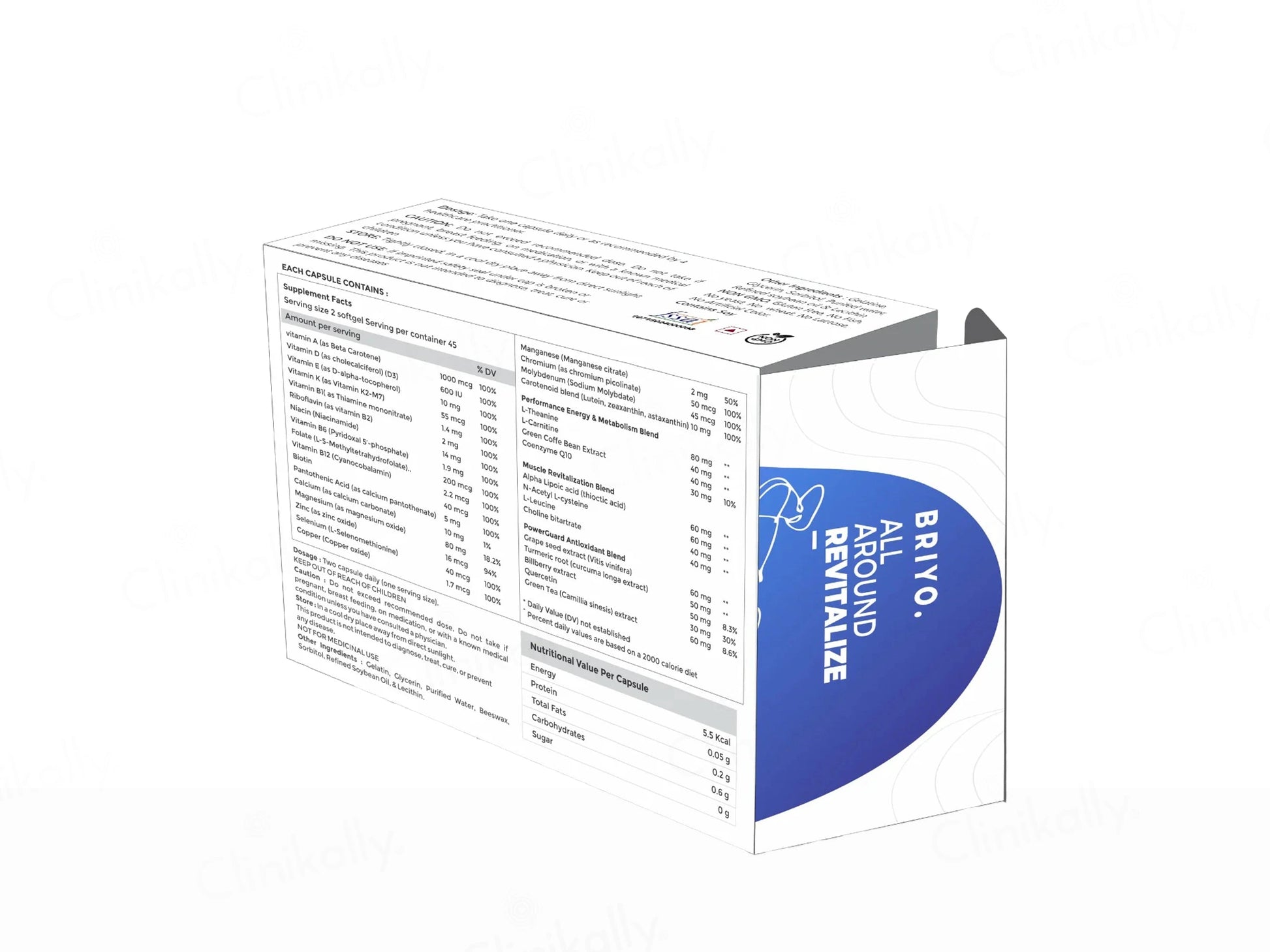 Briyo All Around Revitalize Dietary Supplement Capsule