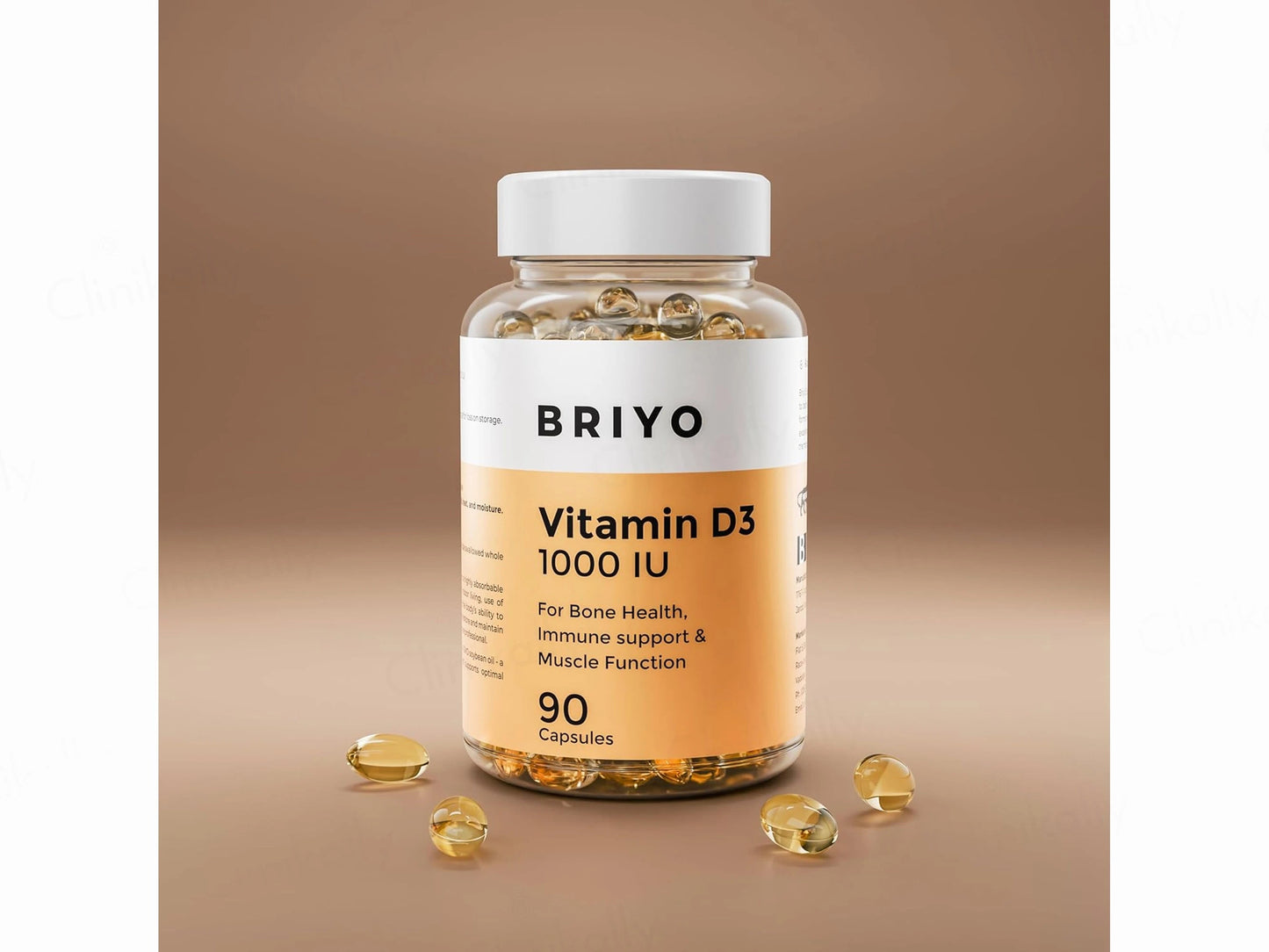 Briyo Vitamin D3 1000 IU Capsule