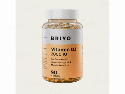 Briyo Vitamin D3 2000 IU Capsule