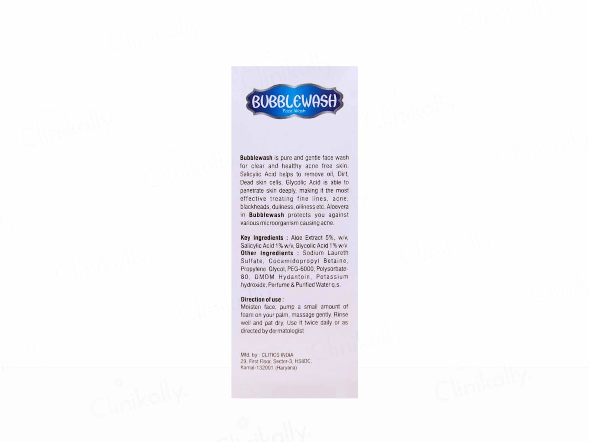 Bubblewash Face Wash