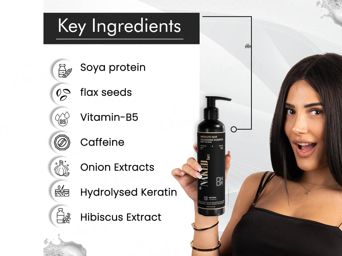 By Naked Fact Absolute Hair Volumizing Keratin  Soya Protein Shampoo