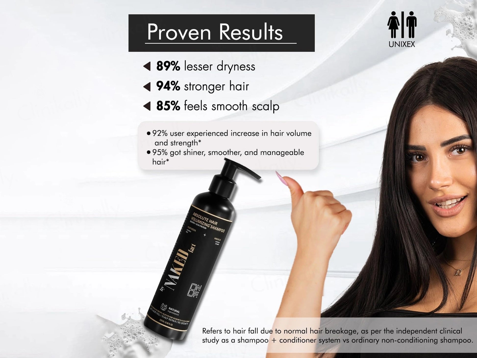 By Naked Fact Absolute Hair Volumizing Keratin  Soya Protein Shampoo