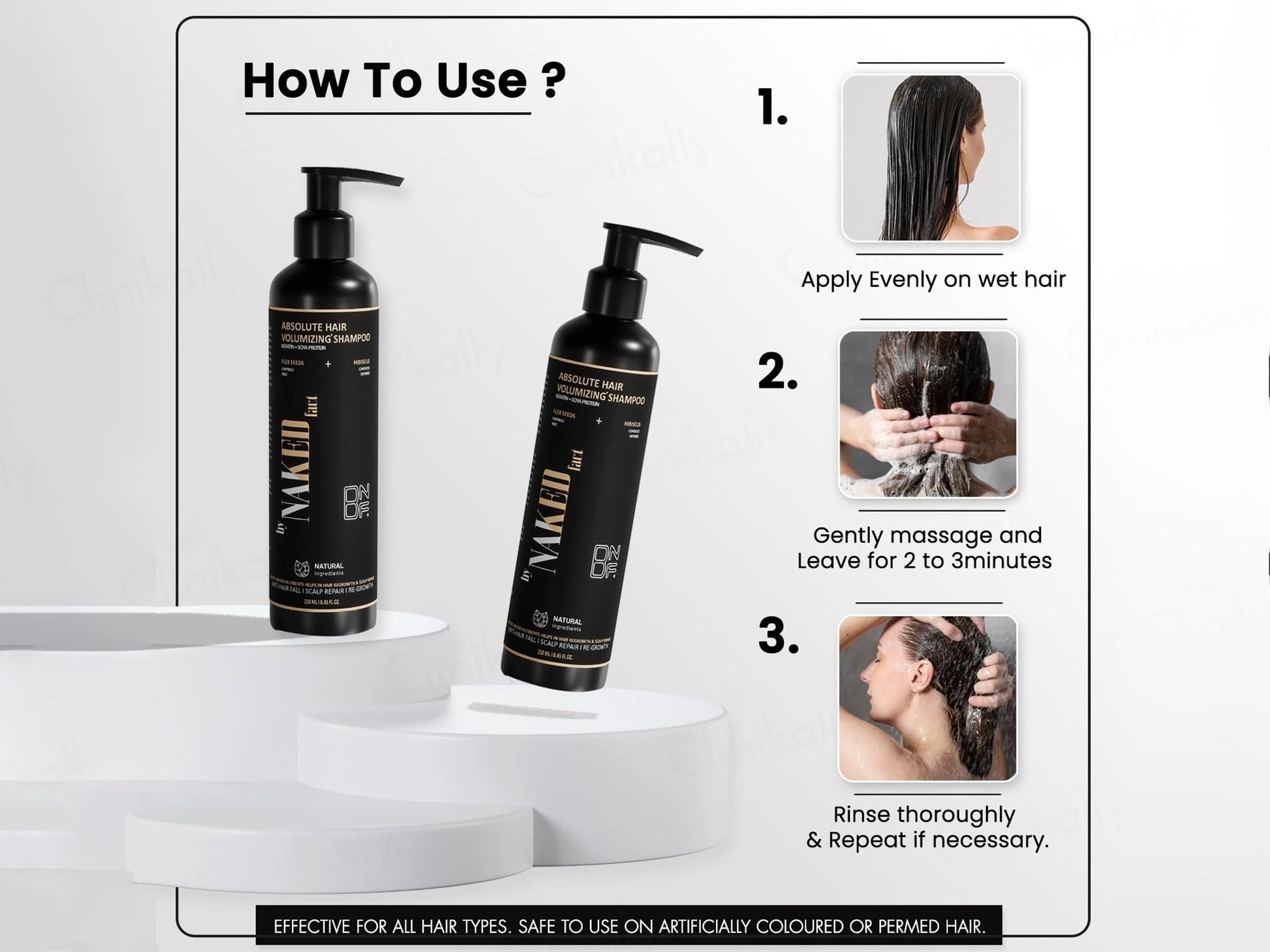 By Naked Fact Absolute Hair Volumizing Keratin  Soya Protein Shampoo