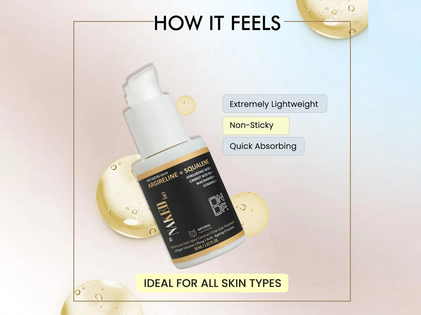 By Naked Fact Argireline  Squalene Anti Aging Serum