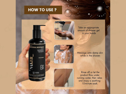 By Naked Fact SMCT Base Anti-Microbial Bodywash