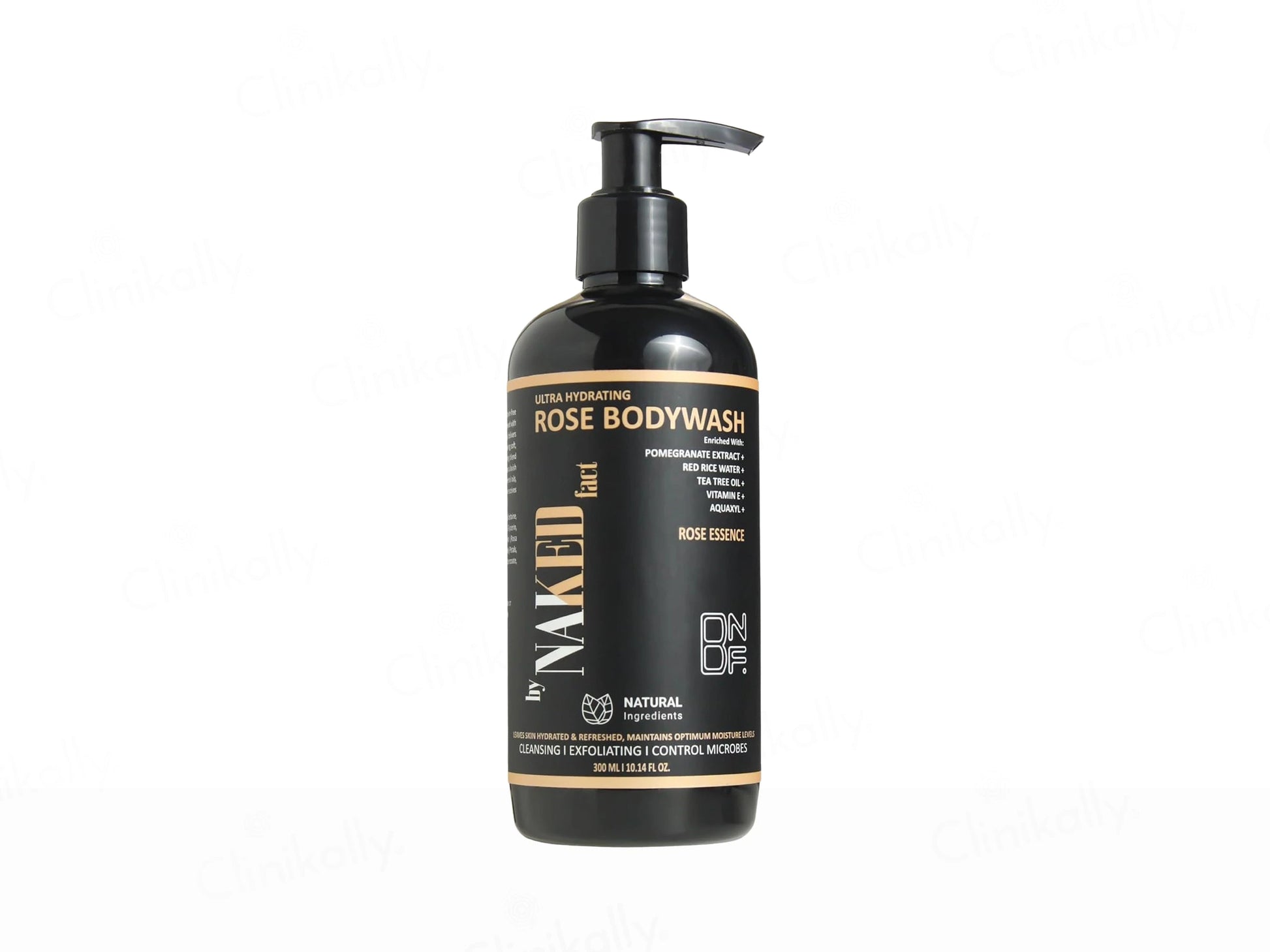 By Naked Fact Ultra Hydrating and  Exfoliating Rose Bodywash