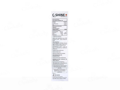 C-Shine 1000mg Effervescent Tablet - Orange Flavour