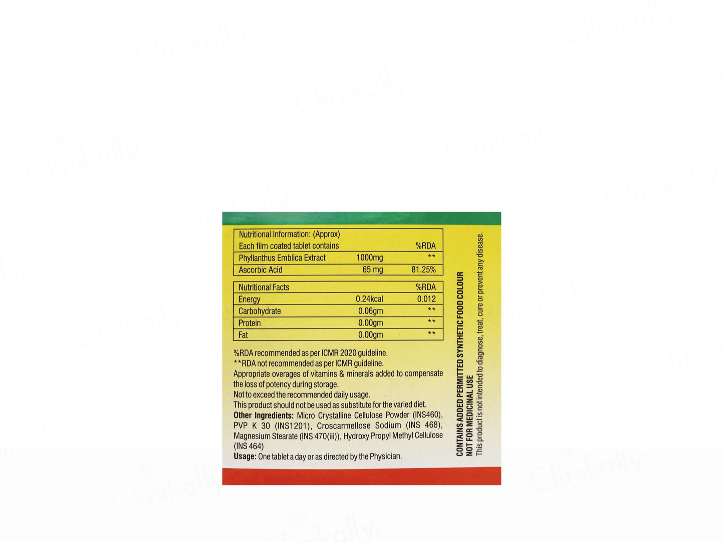 C-Shine Vitamin C 1000mg Nutraceutical Tablet