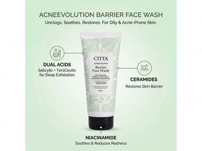 CITTA Acneevolution Barrier Face Wash For Oily and  Acne-Prone Skin