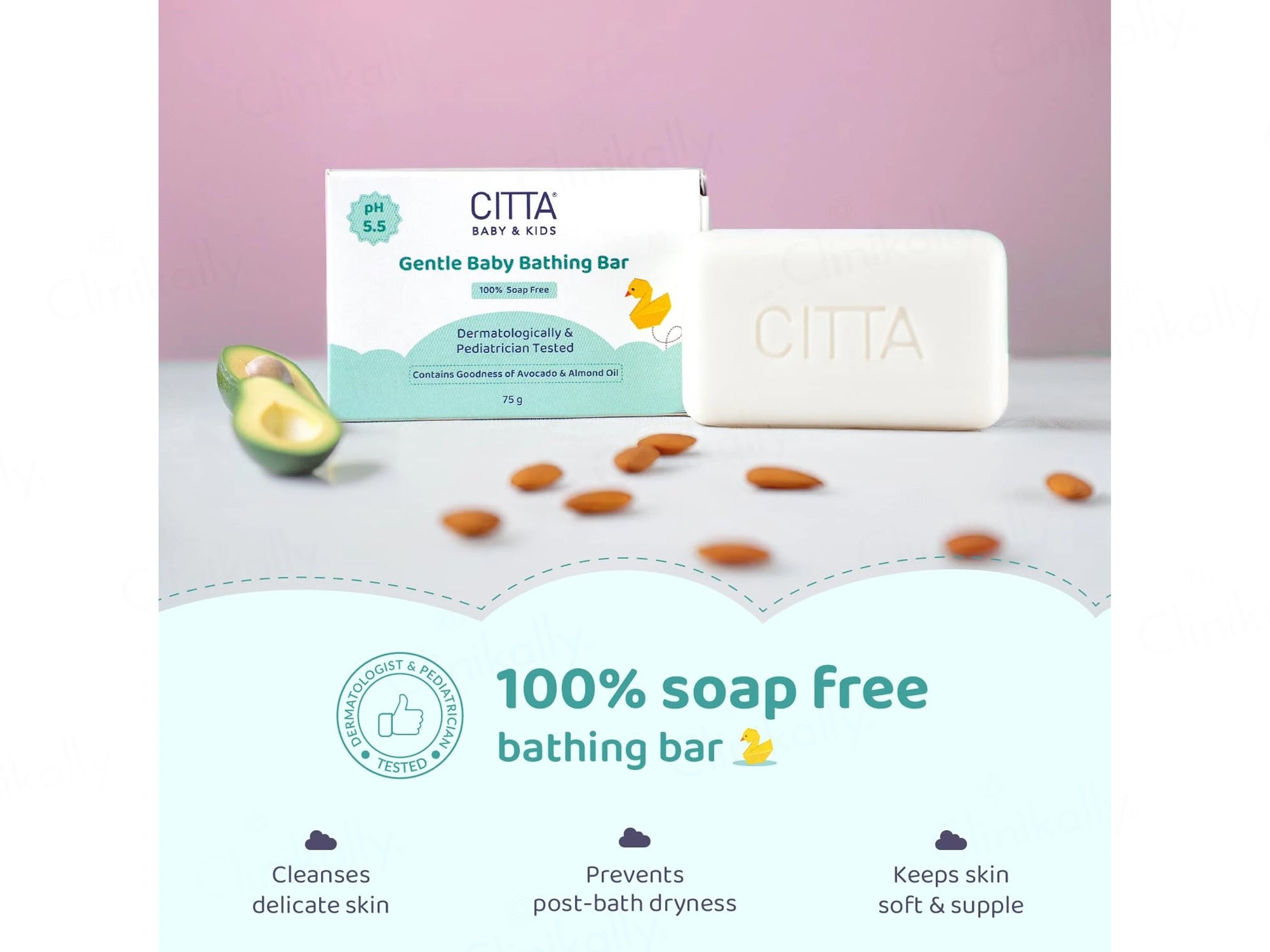 CITTA Baby and  Kids Gentle Bathing Bar