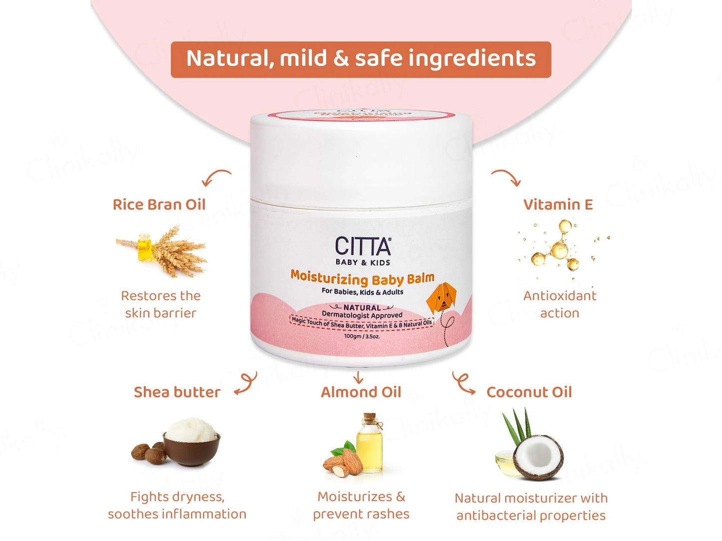 CITTA Baby and  Kids Moisturizing Balm