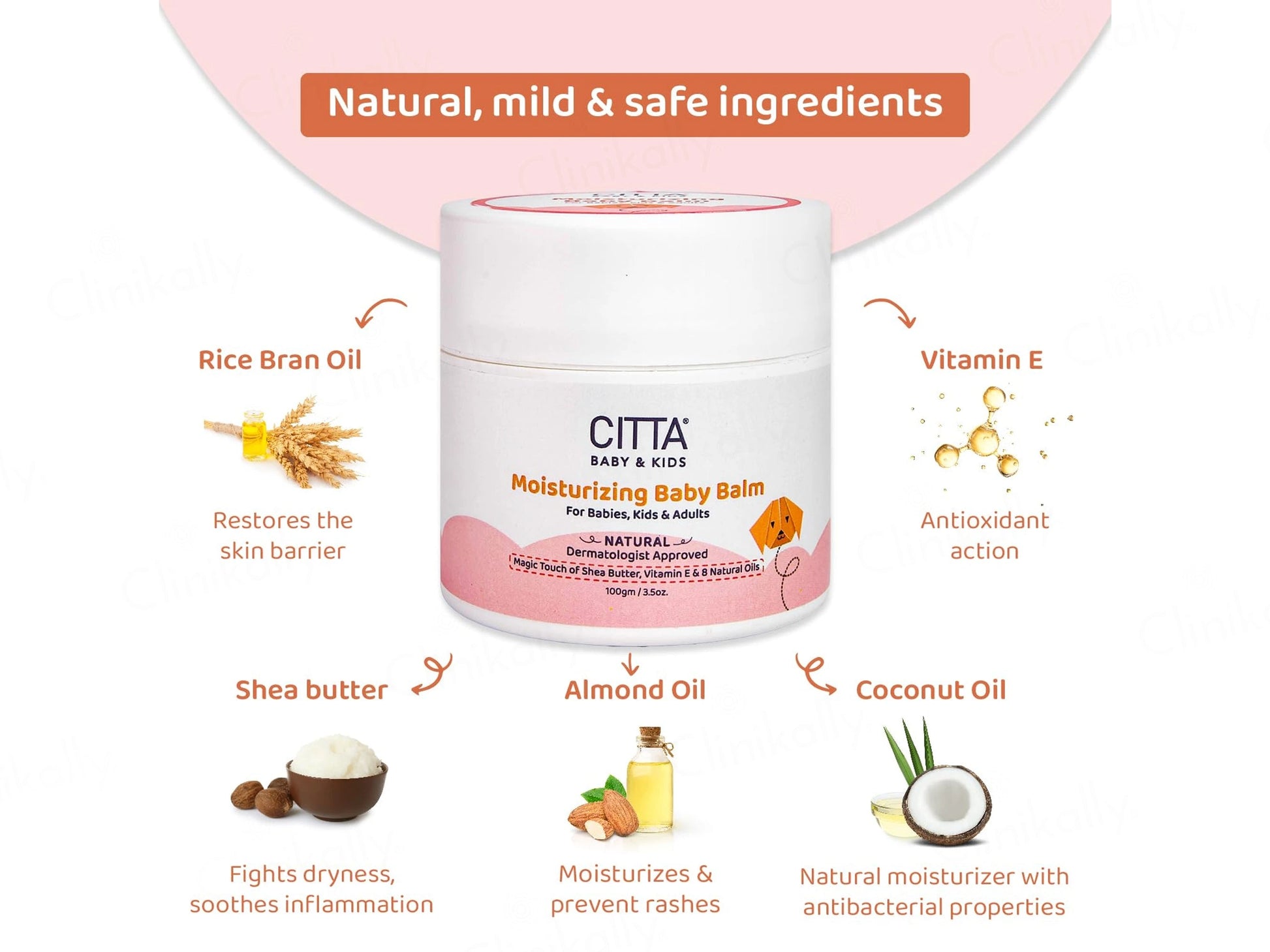 CITTA Baby and  Kids Moisturizing Balm
