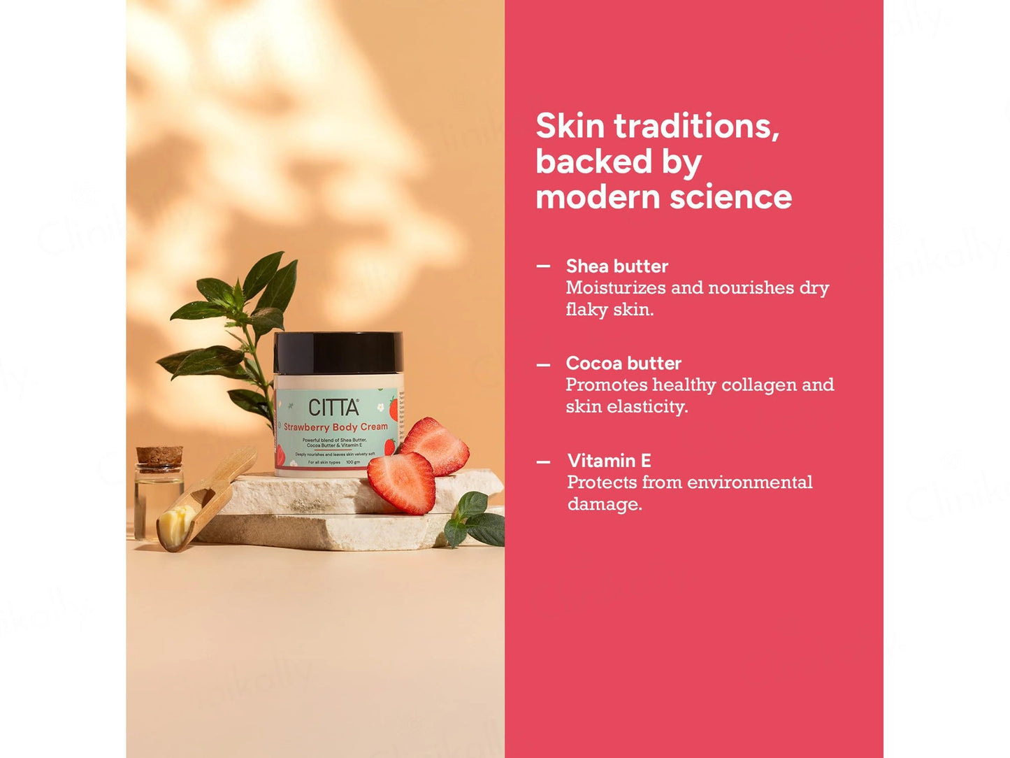 CITTA Strawberry Body Cream