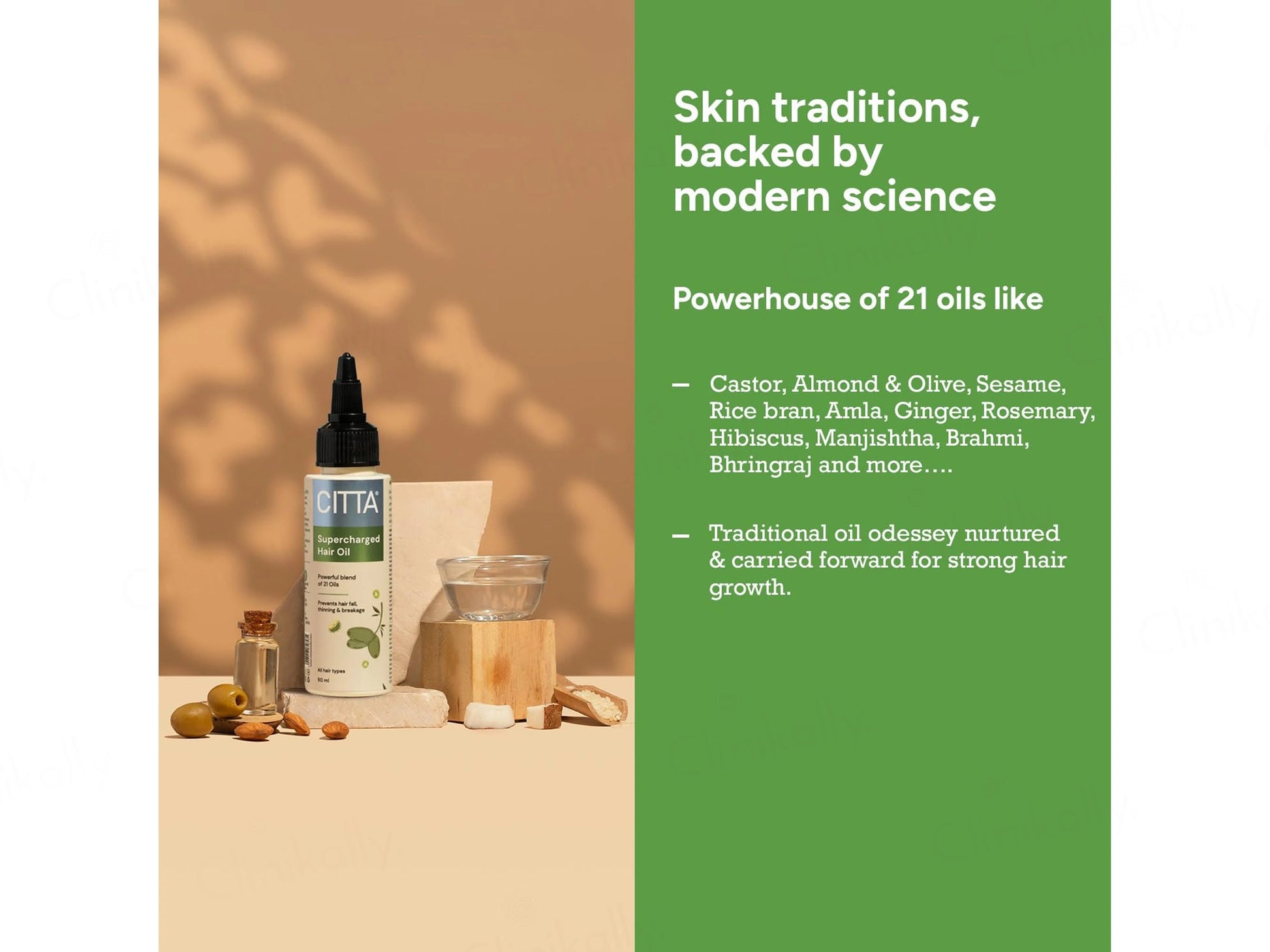 CITTA Supercharged Hair Oil