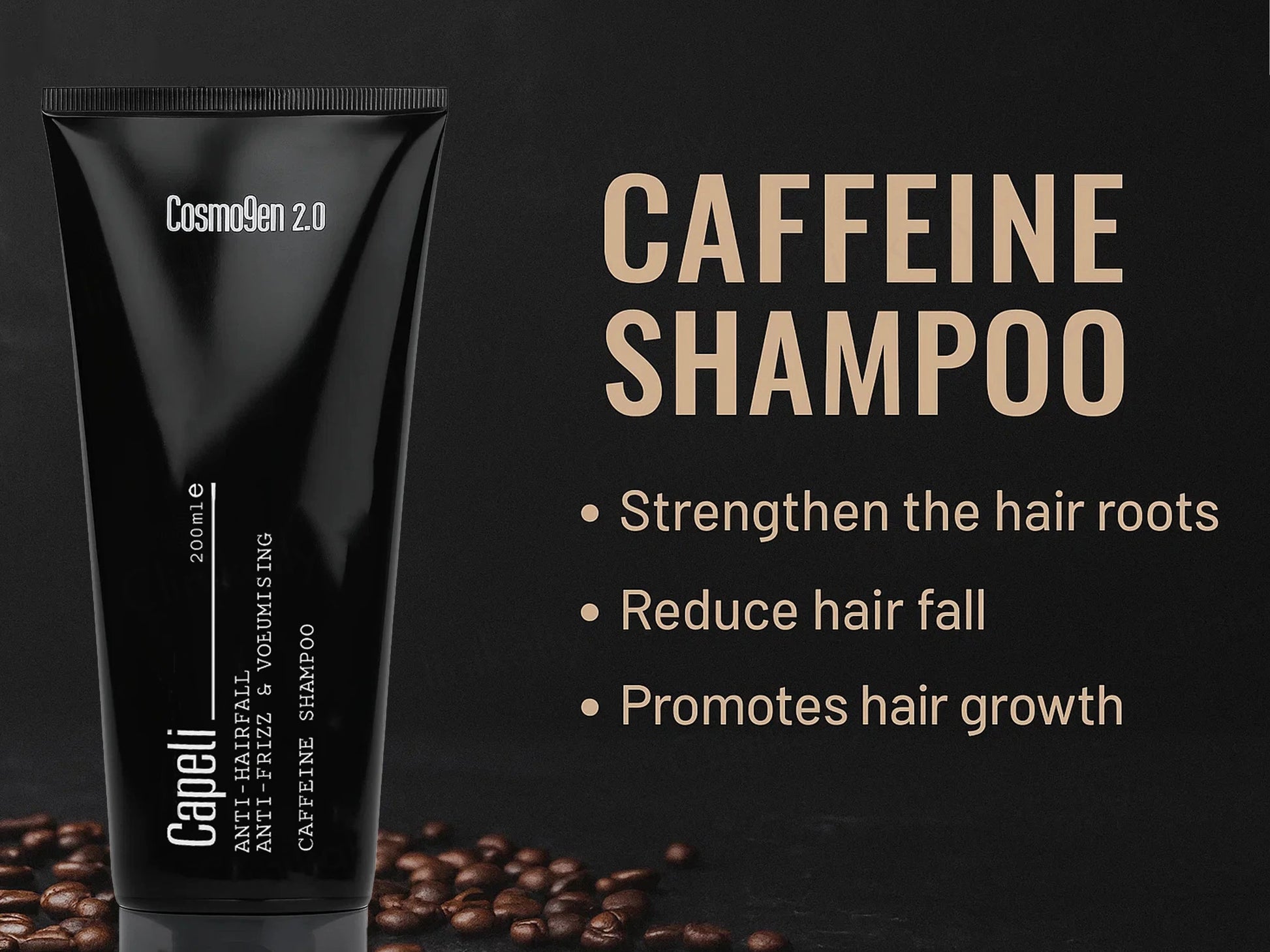 Capeli Anti-Hairfall Anti-Frizz and  Volumising Shampoo