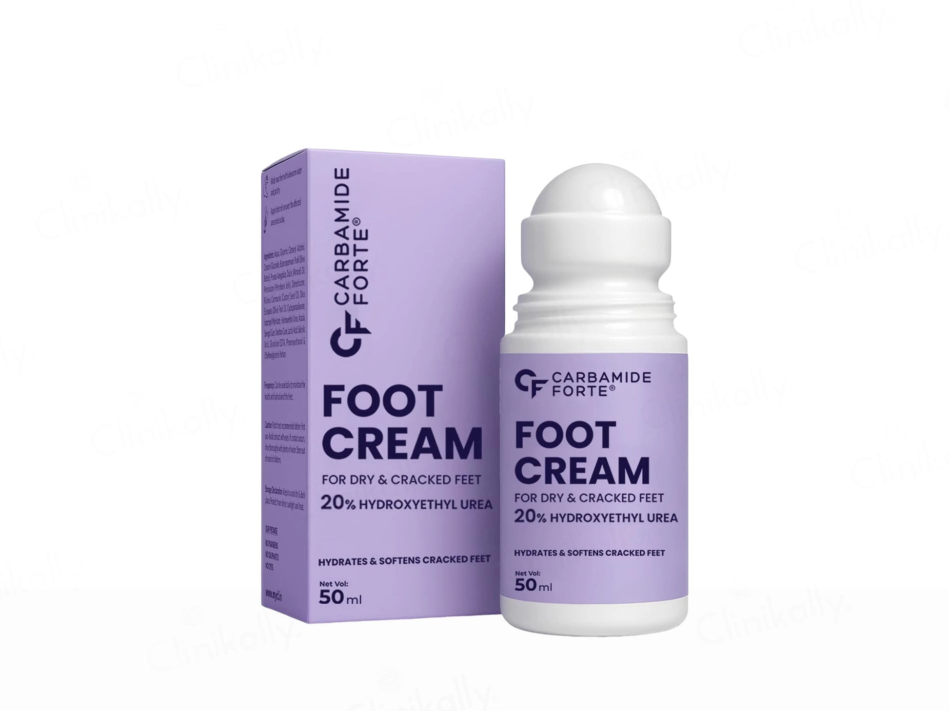 Carbamide Forte 20 Percent Hydroxyethyl Urea Foot Cream Roll-On