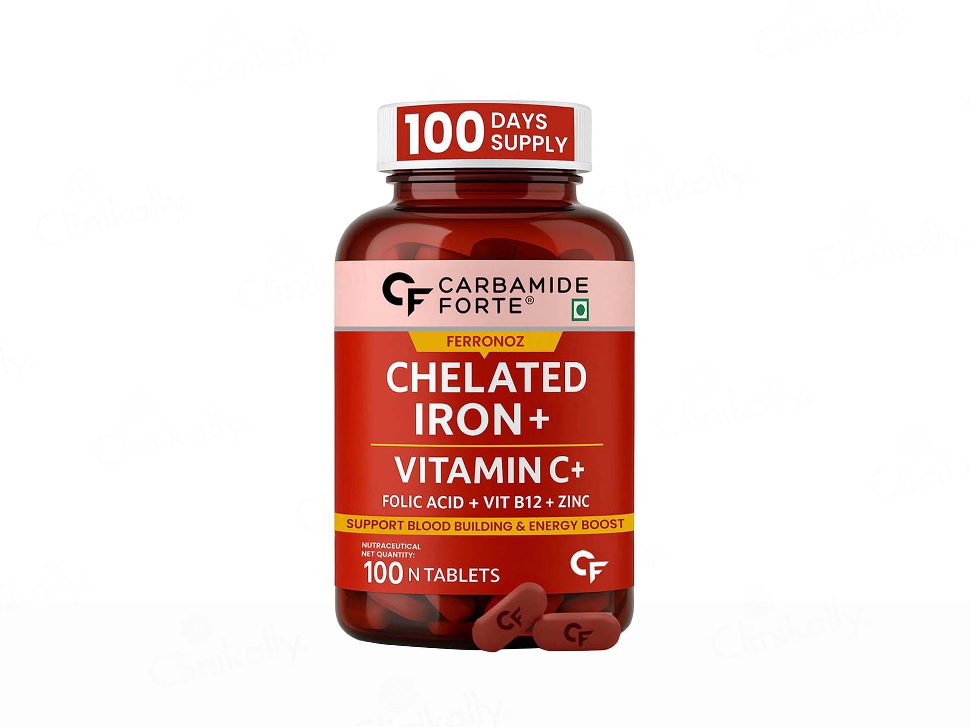 Carbamide Forte Chelated Iron Tablet For Women