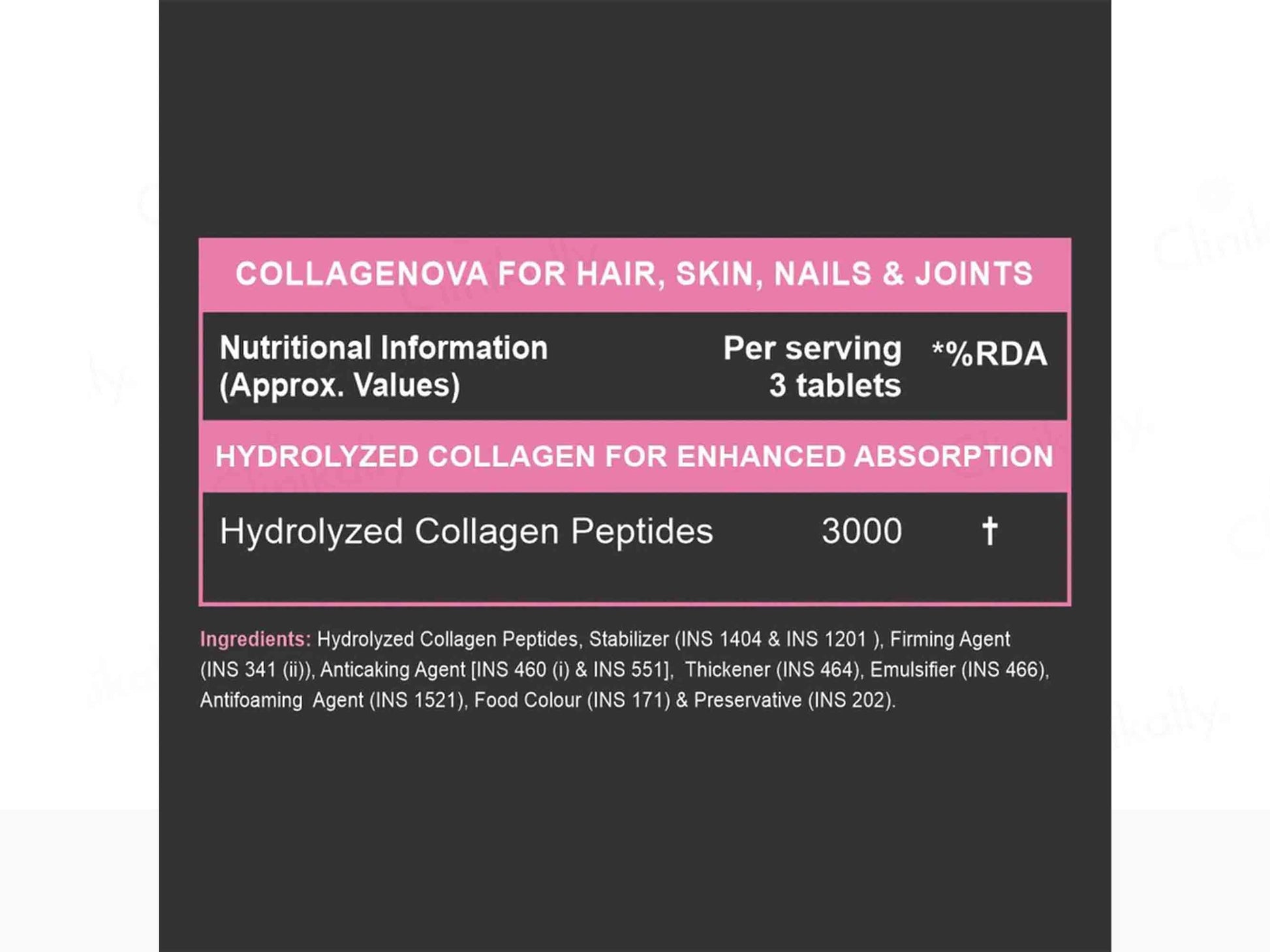 Carbamide Forte Hydrolyzed Collagen Tablet