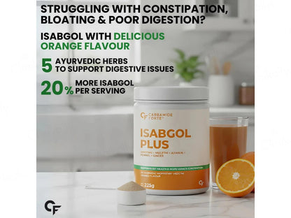 Carbamide Forte Isabgol Plus Powder - Orange Flavour