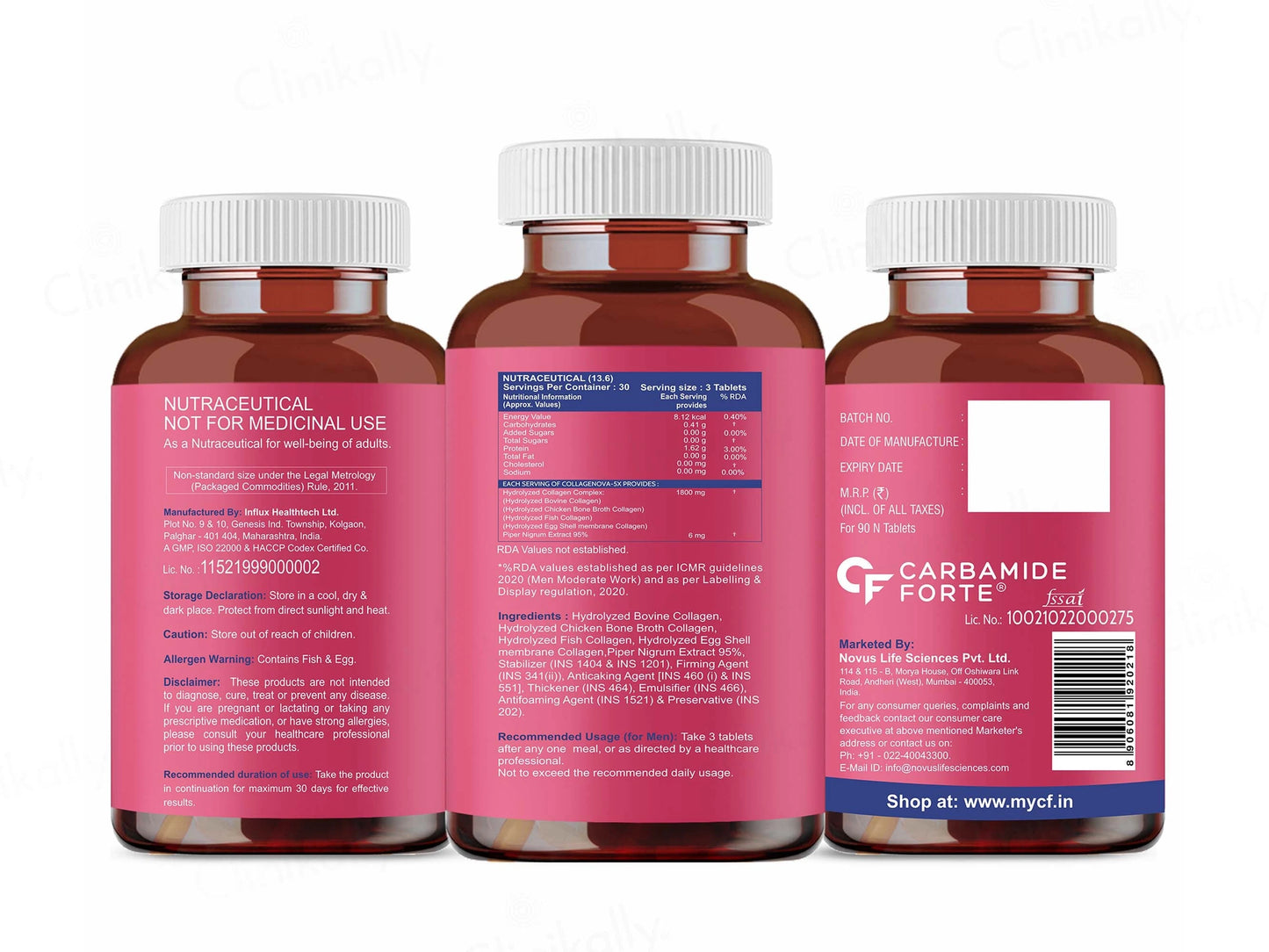 Carbamide Forte Multi Collagen Complex Tablet