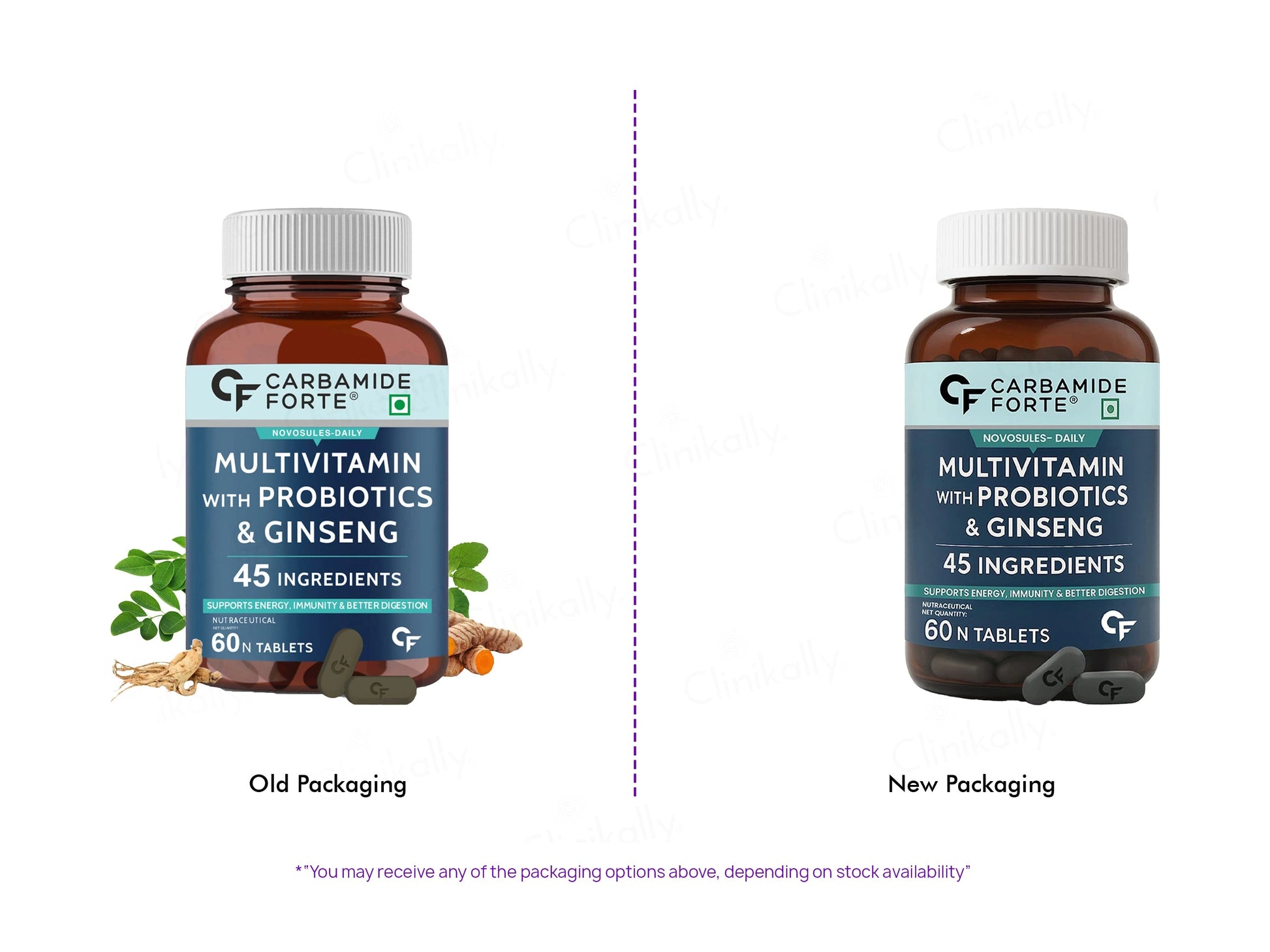 Carbamide Forte Multivitamin With Probiotics and  Ginseng Tablet