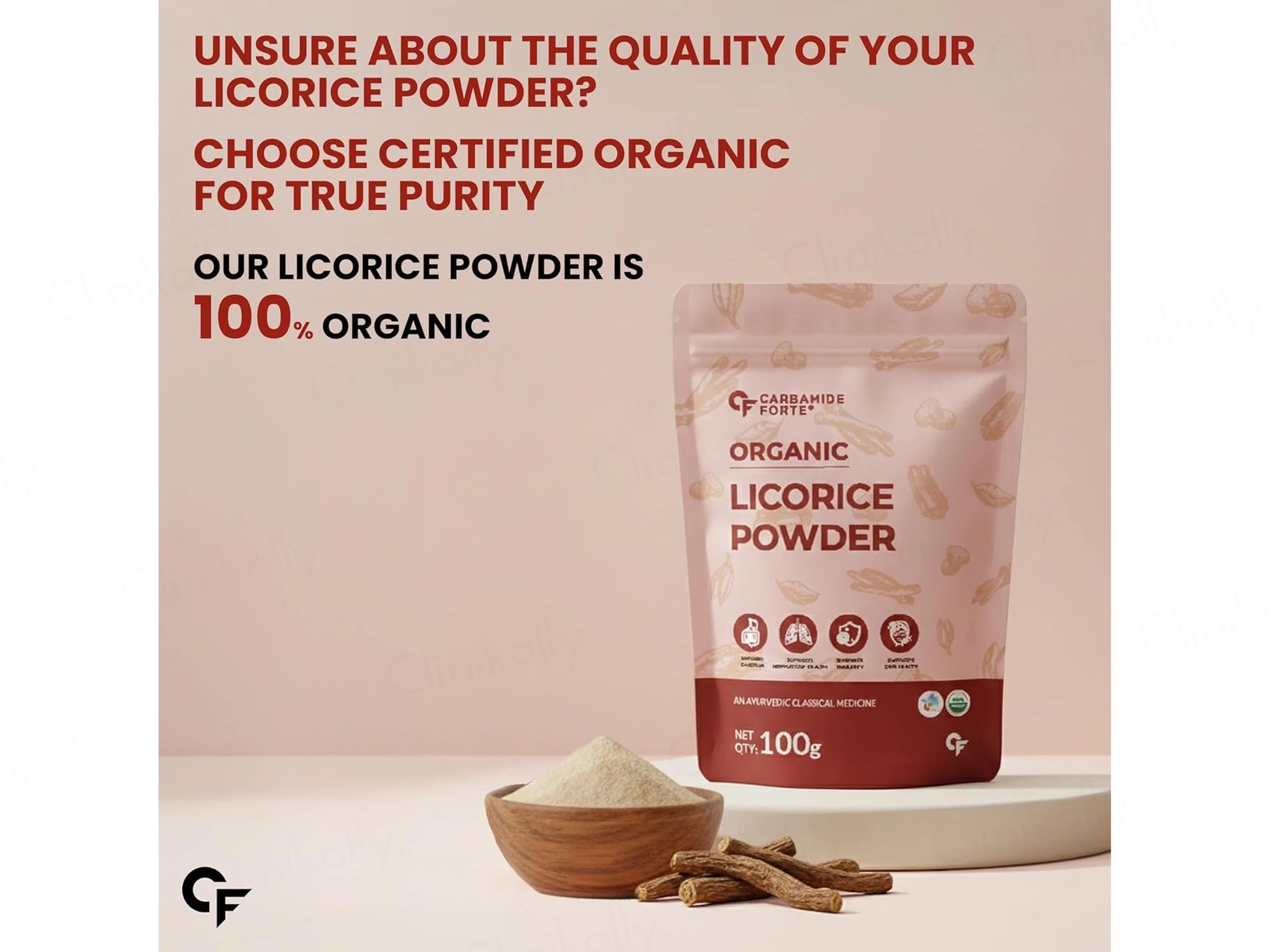 Carbamide Forte Organic Licorice Powder