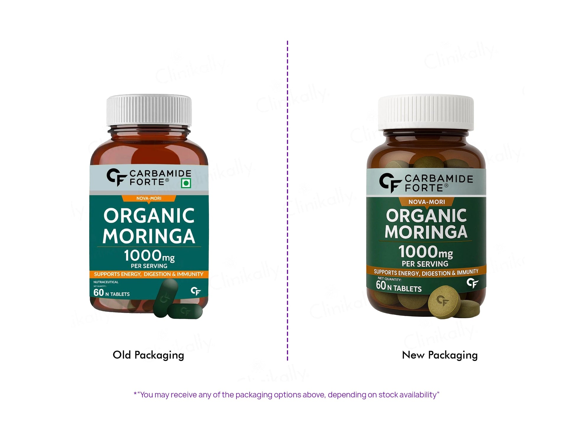 Carbamide Forte Organic Moringa 1000mg Tablet