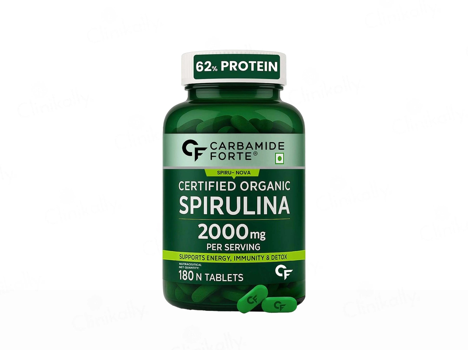 Carbamide Forte Organic Spirulina 2000mg Tablet