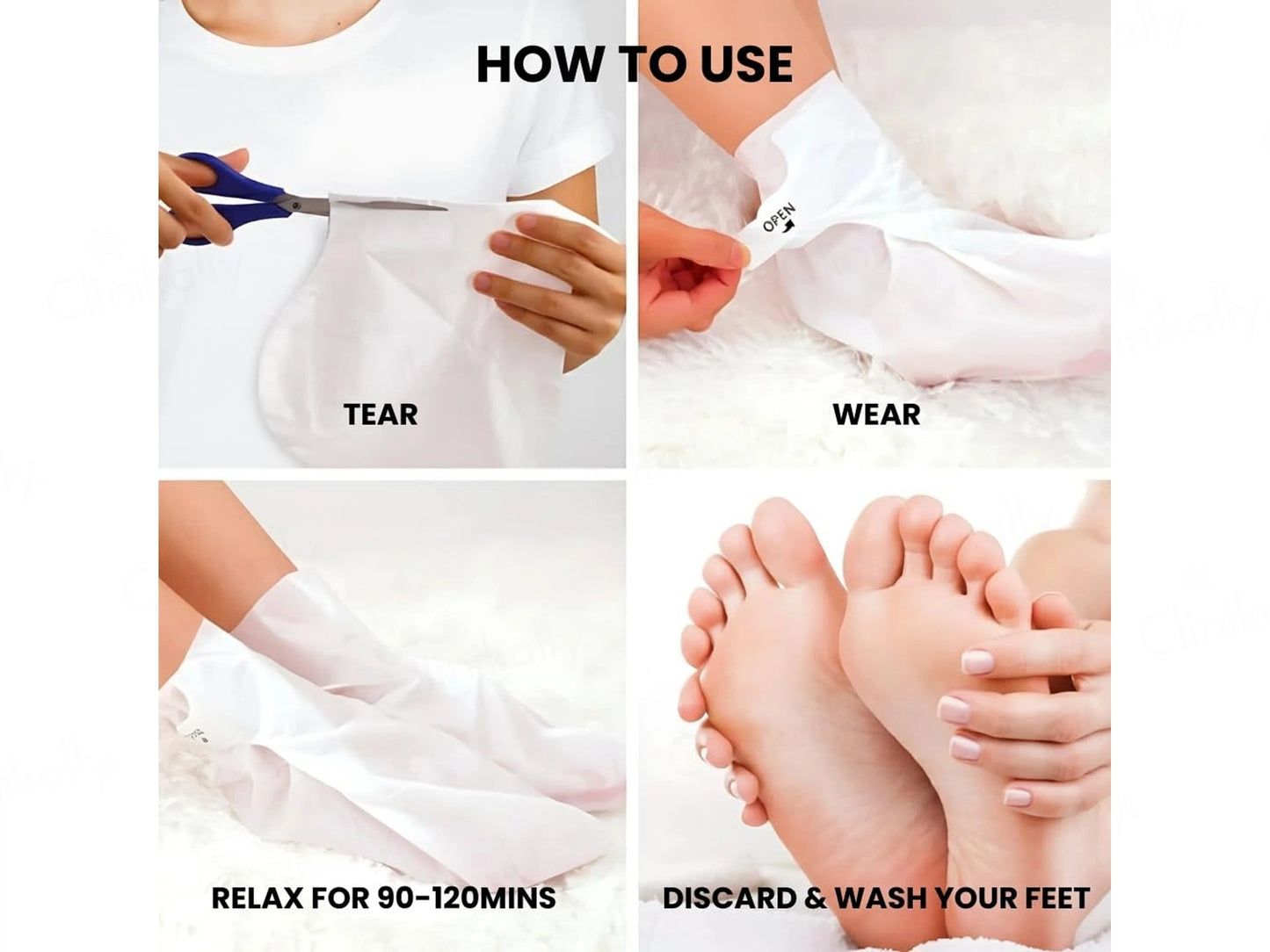 Carbamide Forte Peeling and  Exfoliating Foot Mask