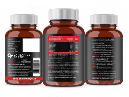 Carbamide Forte ZMA - Zinc, Magnesium Aspartate and  Vitamin B6 Tablet
