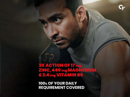 Carbamide Forte ZMA - Zinc, Magnesium Aspartate and  Vitamin B6 Tablet