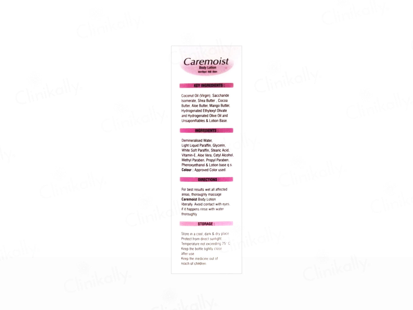 Caremoist Moisturising Body Lotion