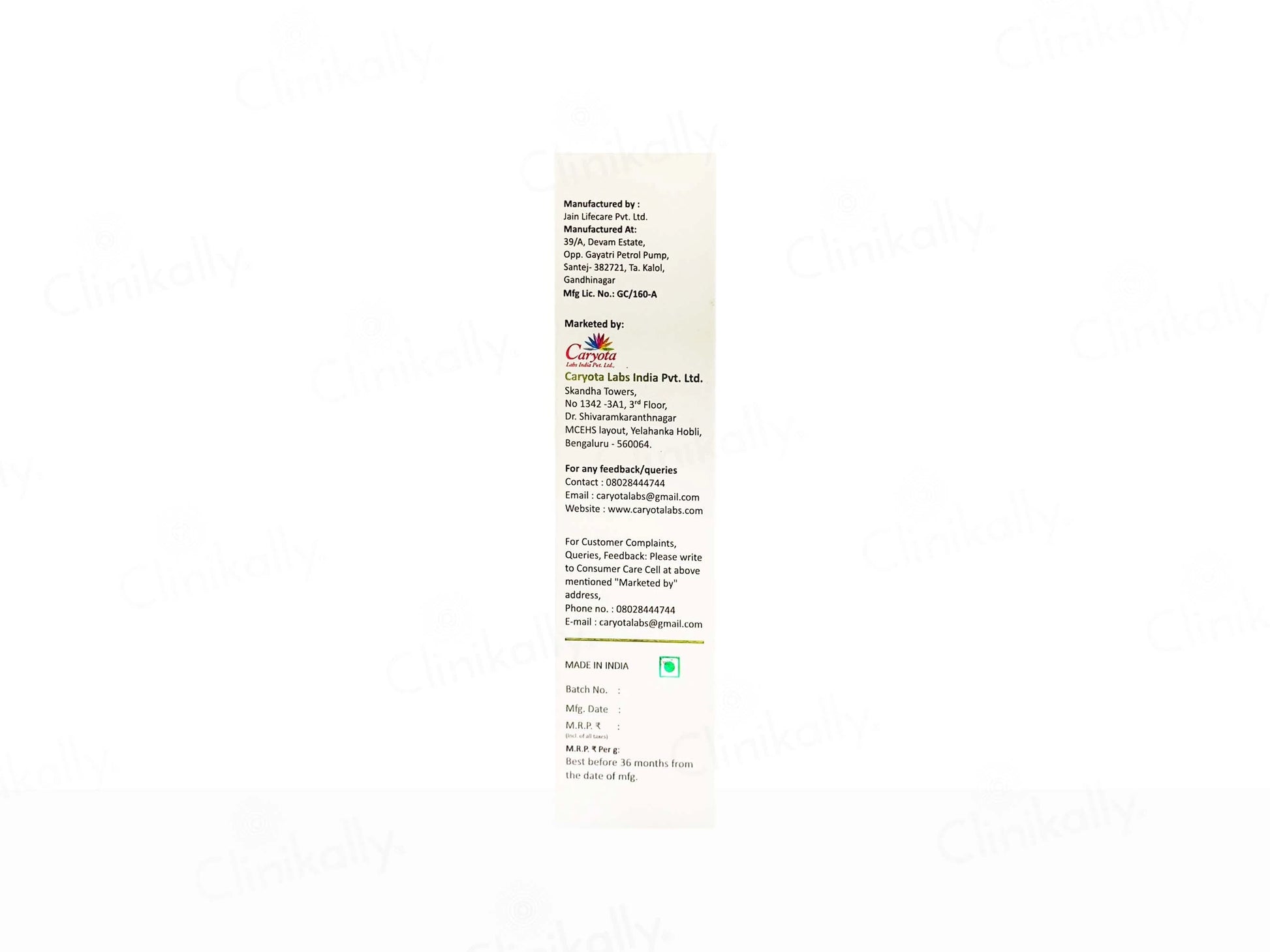 Caryclenz Daily Face Wash
