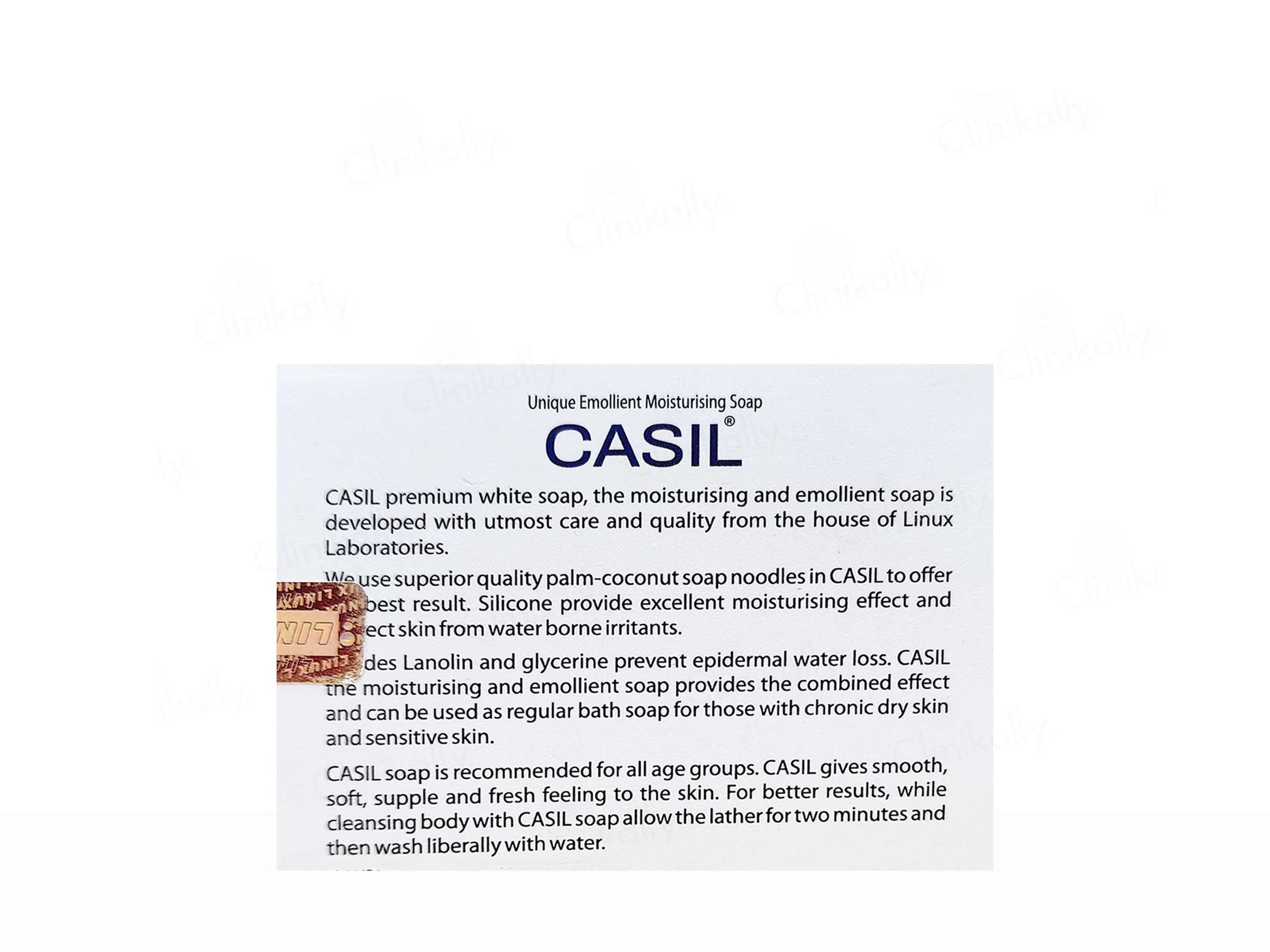 Casil Emollient Moisturising Soap