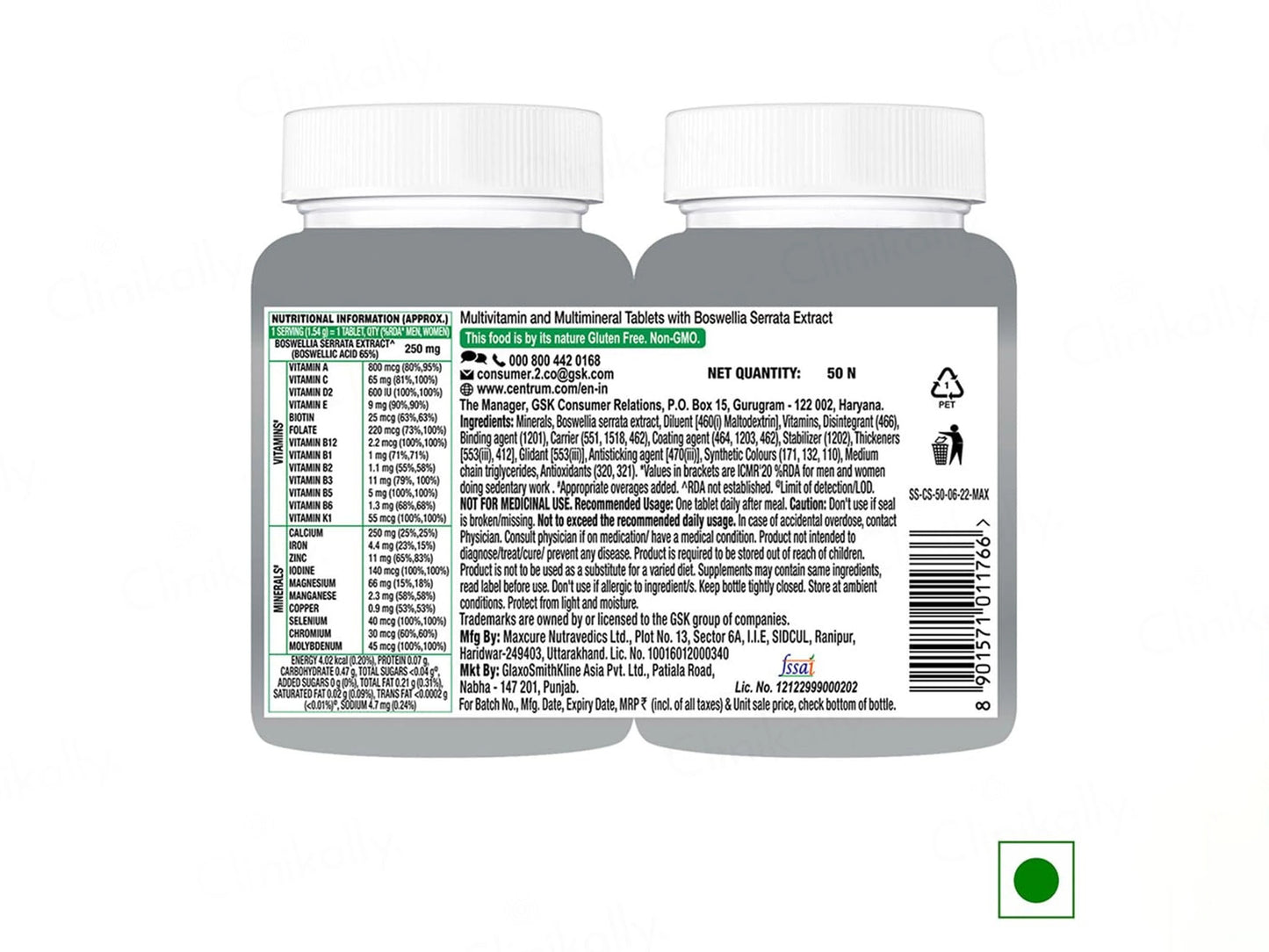 Centrum Adults 50 Multivitamin Tablet