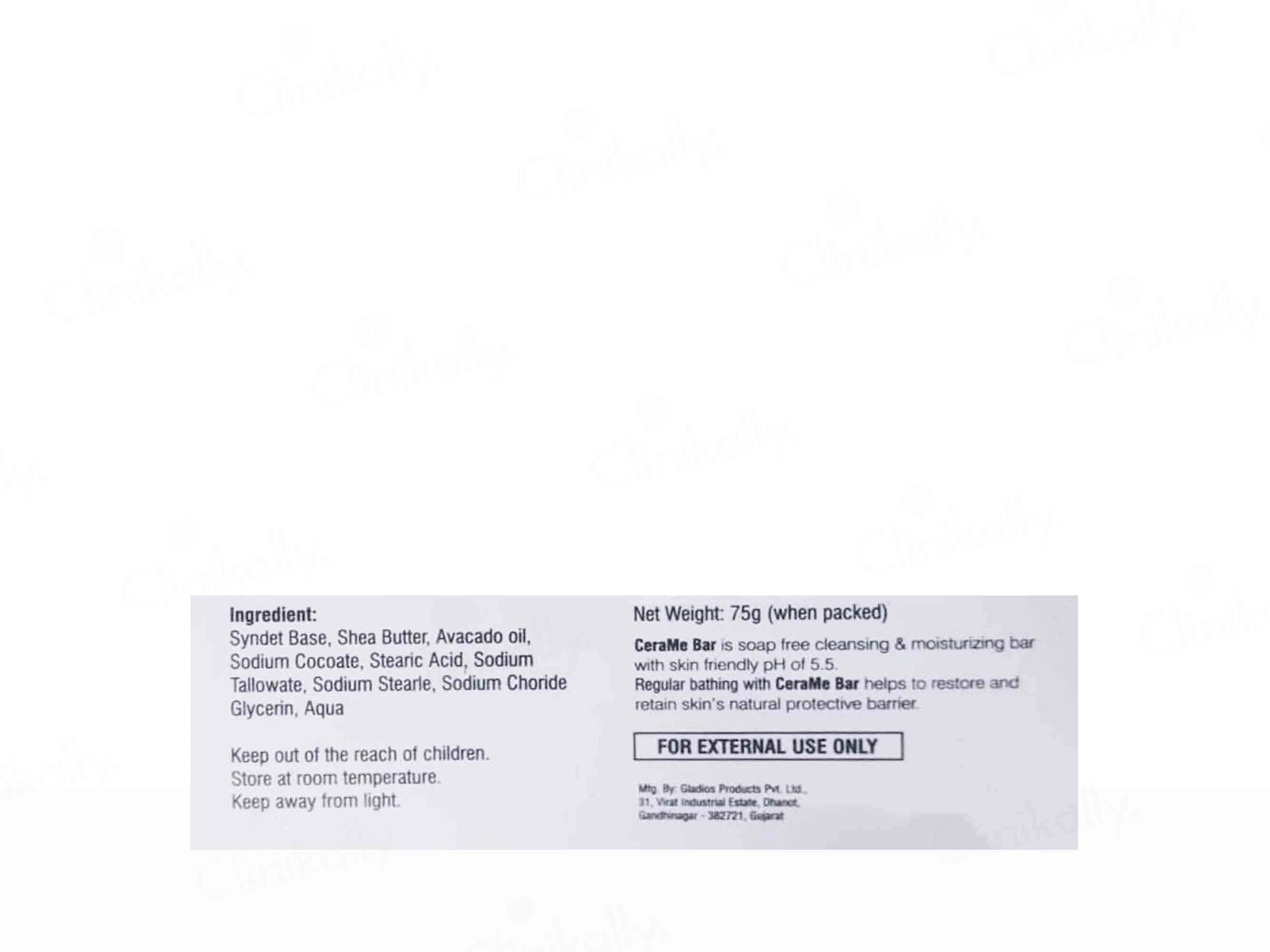 CeraMe Cleansing and  Moisturising Syndet Bar