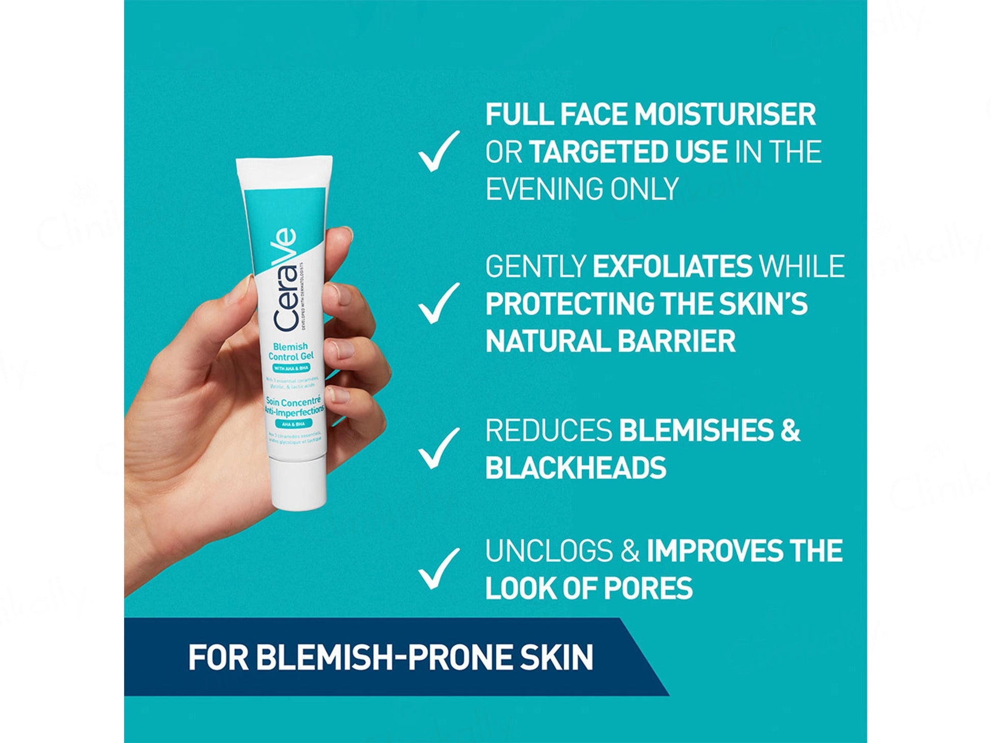 CeraVe Blemish Control Gel With AHA and  BHA