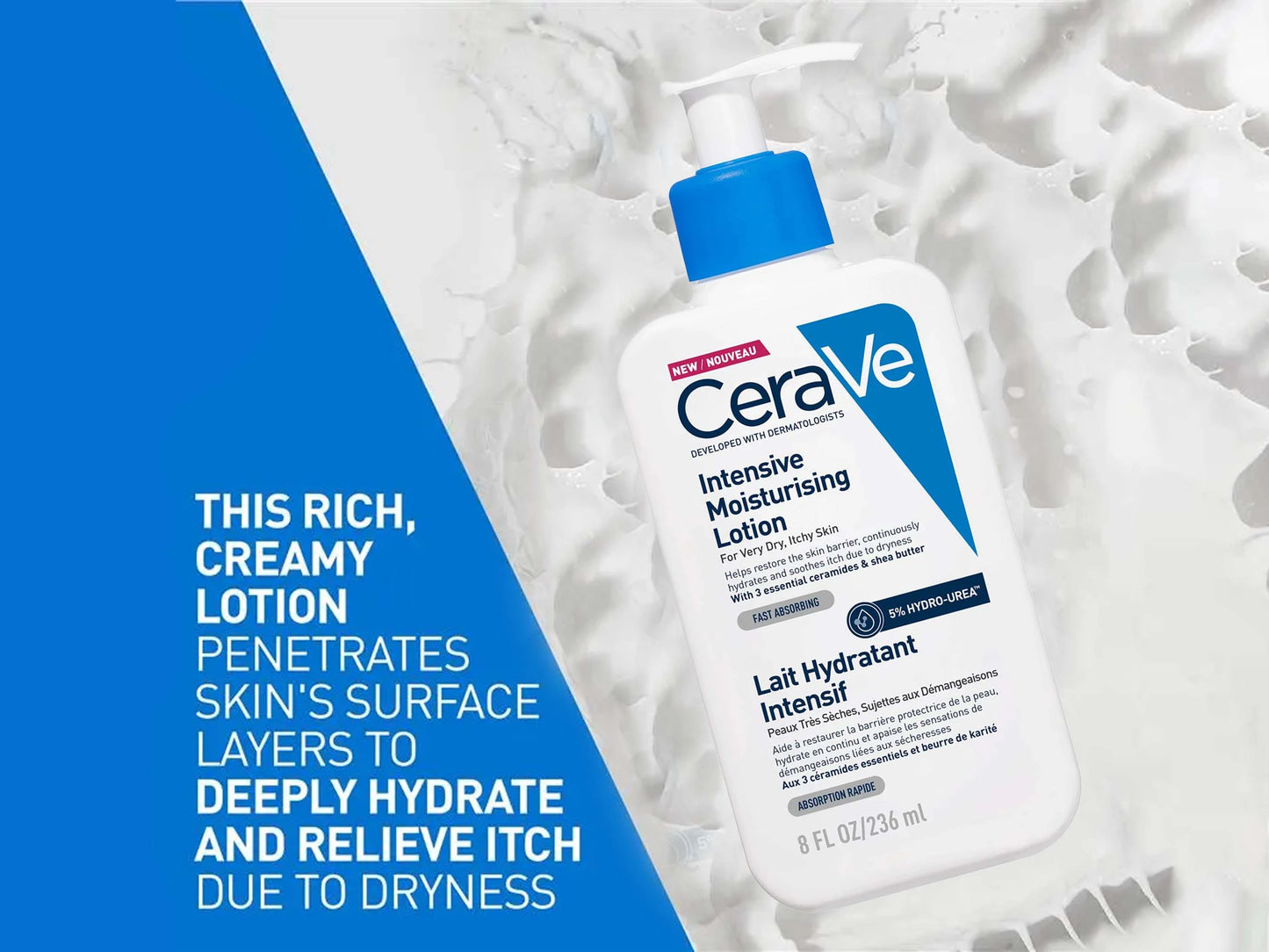 CeraVe Intensive Moisturising Lotion For Very Dry and  Itchy Skin