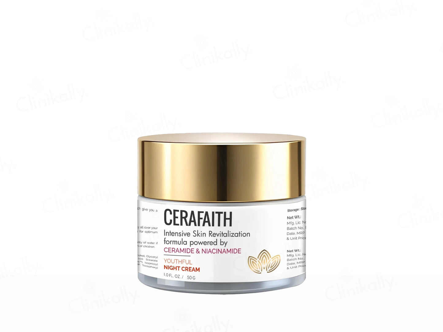 Cerafaith Ceramide and  Niacinamide Youthful Night Cream