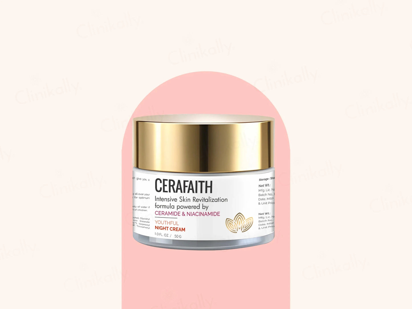 Cerafaith Ceramide and  Niacinamide Youthful Night Cream